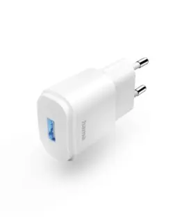 Мрежово зарядно HAMA USB-A 6 W Бял