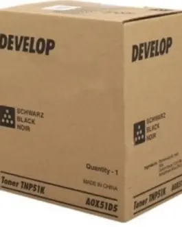 Тонер касета DEVELOP TNP51K, Black, ineo+ 3110, A0X54D5, 5000 k.