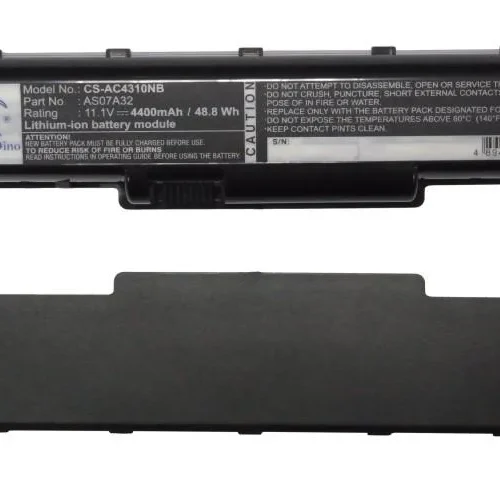 Alternative view of Батерия  за лаптоп CAMERON SINO, Acer Aspire 4310/4520/4710/4920/4930G AS07A41/ASO7A42, 11.1V, 4400mAh