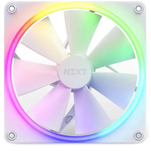 Alternative view of Вентилатор NZXT F140 RGB Бял