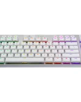 Alternative view of Безжична геймърска механична клавиатура Logitech, G915 TKL White Lightsync RGB, Tactile суичове