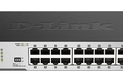 Суич D-Link DGS-1024D/E 24 портов 10/100/1000 Desktop rack mount