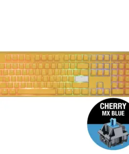 Alternative view of Геймърскa механична клавиатура Ducky One 3 Yellow Full-Size, Cherry MX Blue