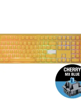 Alternative view of Геймърскa механична клавиатура Ducky One 3 Yellow Full-Size, Cherry MX Blue