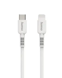Кабел за зареждане HAMA "Eco" USB-C - Lightning 1 м 187284