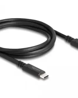 Коаксиален кабел Delock USB4 40 Gbps USB PD 3.1  1.2 m Power Range 240 W