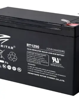 Оловна батерия RITAR (RT1290) AGM 12V 9Ah 151/ 65/ 94 mm Терминал2