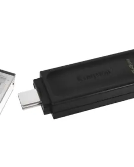 Alternative view of ФЛАШ ПАМЕТ Kingston USB flash drive DataTraveler 70 - USB 3.2 Gen 1 - 64 GB - Black - PN DT70/64GB