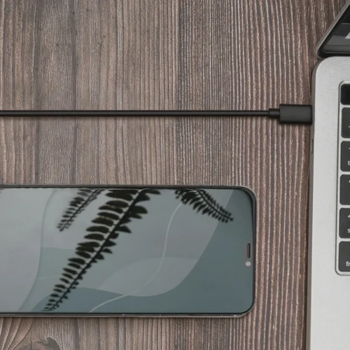 Alternative view of КАБЕЛ USB DIGITUS - USB-C to micro USB-B - 1,8 m - Black - PN DB-300137-018-S