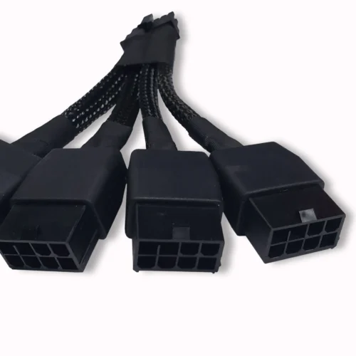 Alternative view of Makki преходник Cable Adapter 4xPCI-E 8pin to PCI-E Gen.5 12pin 12VHPWR