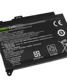 Alternative view of Батерия за лаптоп GREEN CELL BP02XL, HP Pavilion 15-AU, 15-AU051NW, 15-AU071NW, 15-AU102NW, 15-AU107NW, 15-AW, 15-AW010NW, 7