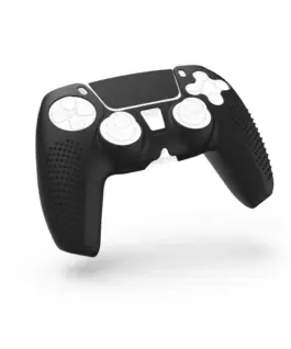 Силиконово покритие HAMA за гейм-пад за SONY PlayStation 5 Черен