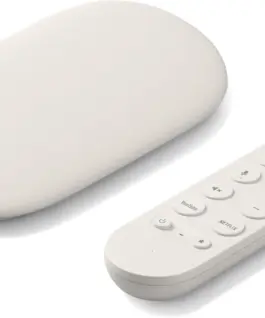 Мултимедиен плеър Google TV Streamer 4K 32GB с дистанционно