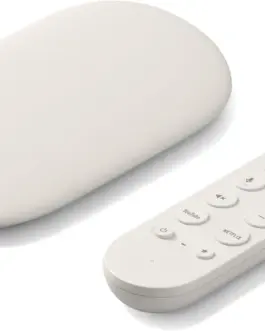 Мултимедиен плеър Google TV Streamer 4K 32GB с дистанционно