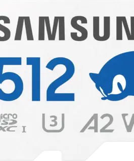 Alternative view of Карта памет Samsung SONIC PRO PLUS, microSDXC, UHS-I, 512GB, Адаптер