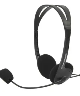 Alternative view of Esperanza Słuchawki stereo z mikrofonem i regulacją głośności EH102