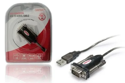 Unitek адаптер USB- 1xRS-232 + адаптер DB9F/DB25M Y-105A
