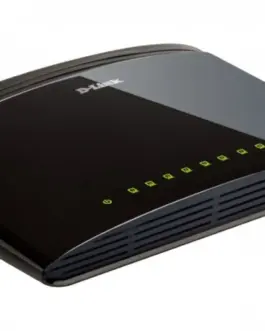 Alternative view of D-Link DES-1008D switch L2 8x10/100 Desktop/Wall NO FAN