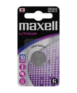 Бутонна литиева батерия MAXELL CR1616 3V