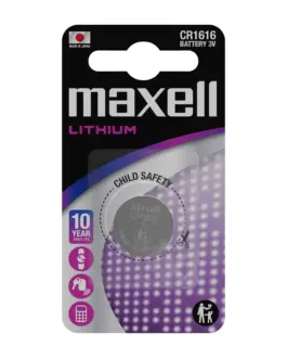 Бутонна литиева батерия MAXELL CR1616 3V