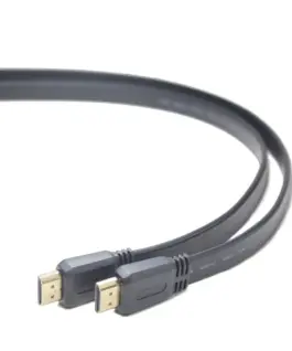 Gembird HDMI-HDMI кабел v2.0 3D TV High Speed Ethernet 1.8M flat (golden ends)