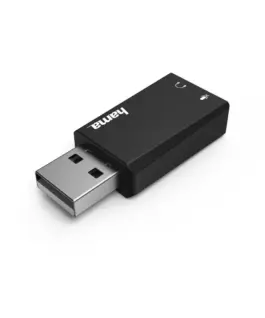 Alternative view of Звукова карта HAMA 2.0 Stereo, USB 2.0, Черен
