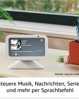 Alternative view of Смарт тонколона Amazon Echo Show 5, 3nd Gen., Сензорен екран, Гласов асистент, Бяла