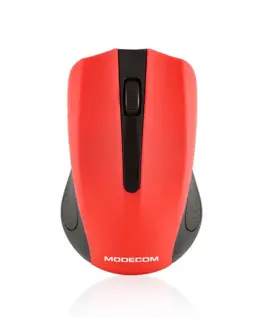 MODECOM Bezкабелна мишка optyczna WM9 черенo-czerwona