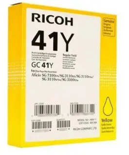 Мастило гел RICOH GC41Y 2200 копия Yellow