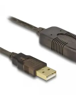Alternative view of Удължителен кабел DeLock, USB-A мъжко - USB-A женско, USB 2.0, 10 м, Черен