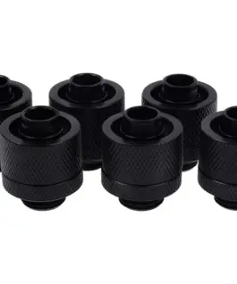 Фитинг Alphacool Eiszapfen Удължител 16/10mm G1/4 Черен мат 6 броя