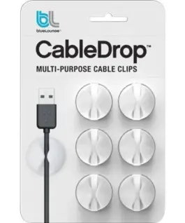 BlueLounge кабелDrop 6 pcs бял