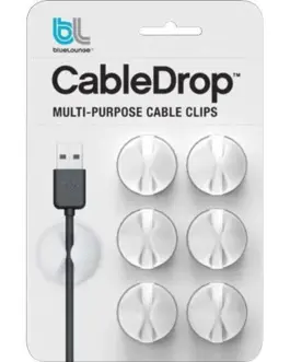 BlueLounge кабелDrop 6 pcs бял