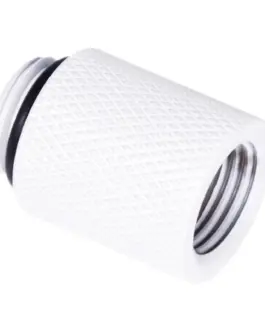 Alternative view of Удължител Alphacool Eiszapfen, 20 mm, G1/4 вънжна към G1/4 вътрешна резба, Бял