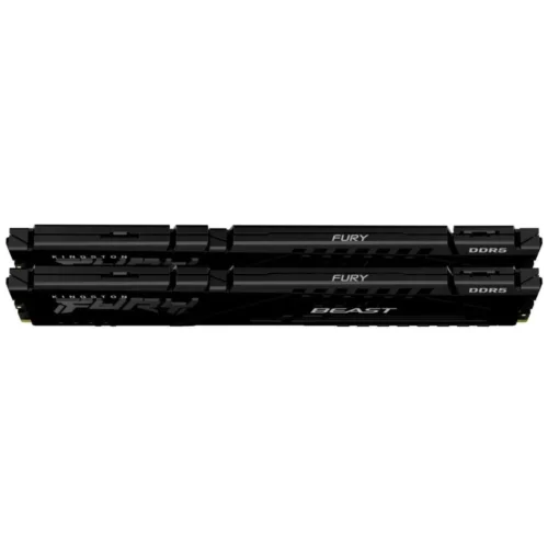 Alternative view of Памет за компютър Kingston FURY Beast Black 64GB(2x32GB) DDR5 5200MHz KF552C40BBK2-64