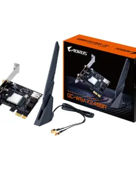 Alternative view of Безжична карта GIGABYTE GC-WBAX2400R RTL8852CE WIFI 6E 2x2 802.11ax, Bluetooth 5.3