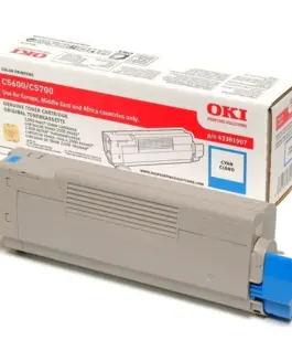 КАСЕТА ЗА OKI C 5600/5700 - Cyan - PN 43381907