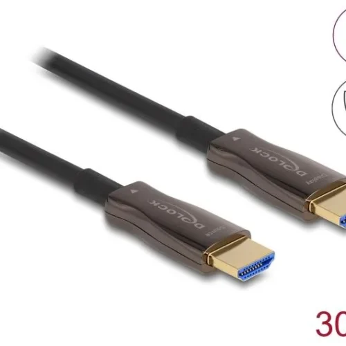 Alternative view of Оптичен кабел Delock, HDMI 8K, 60Hz, 48Gbps, 30 m