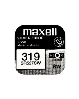 Бутонна батерия сребърна MAXELL SR527 SW 1.55V /319/  1.55V