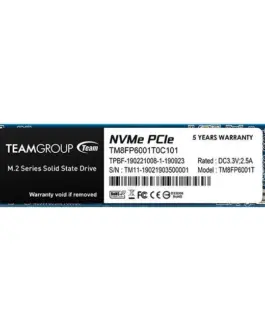 SSD диск Team Group MP33 M.2 2280 1TB PCI-e 3.0 x4 NVMe
