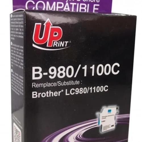 Мастилница UPRINT LC980/1100 BROTHER, Cyan