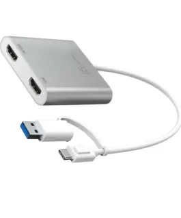 Alternative view of Адаптер j5create JCA365, За 2 монитора, USB-C - 2 x HDMI