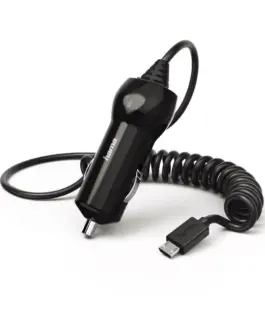 Зарядно за кола HAMA 10-24V Micro USB 1.2 A Черен