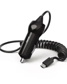 Зарядно за кола HAMA 10-24V Micro USB 1.2 A Черен