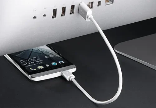 Alternative view of BlueLounge Apple Lightning 20cm бял