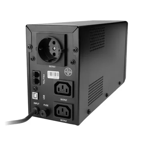 Gembird UPS 850VA Line-In 2X IEC 230V OUT