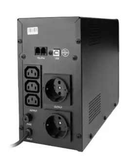 Alternative view of Gembird UPS 1200VA Line-In 3X IEC 230V OUT, USB, RJ11