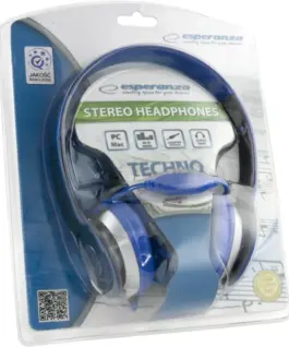 Esperanza слушалки AUDIO STEREO EH145B TECHNO BLUE