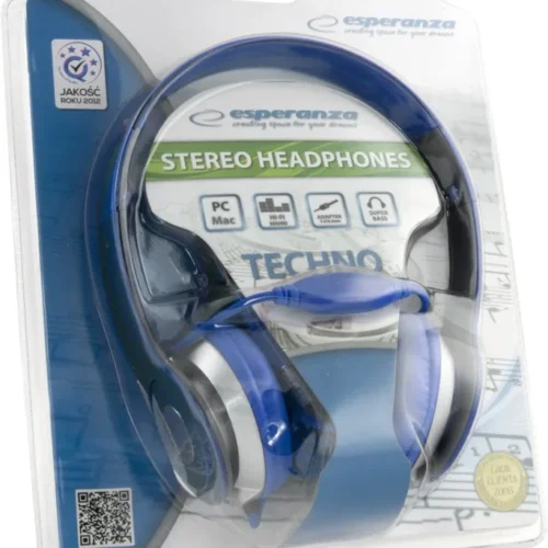 Esperanza слушалки AUDIO STEREO EH145B TECHNO син
