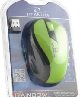 Esperanza WIRELESS OPTICAL мишка 1000DPI TM114G RAINBOW зелен